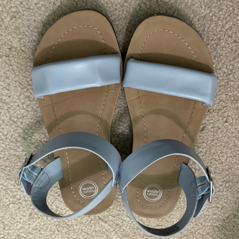 Blue wonder nation sandals size 1